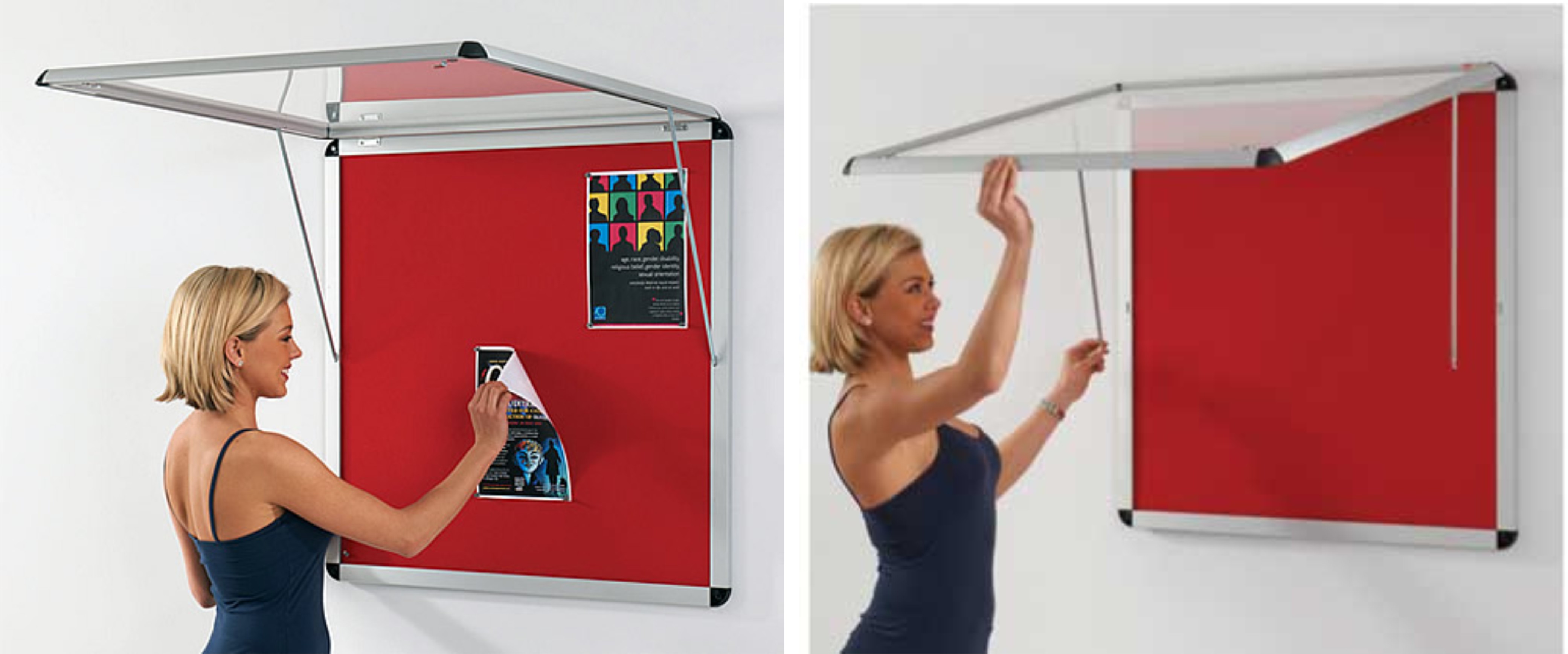 Resist-A-Flame Shield Design Tamperproof Noticeboards